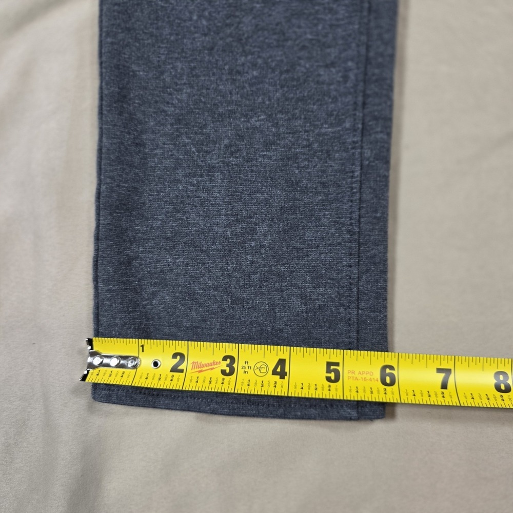 Calvin Klein Jeans Womens 8 Heather Gray Stretch Pants Slim Leg Work Office - Picture 15 of 15